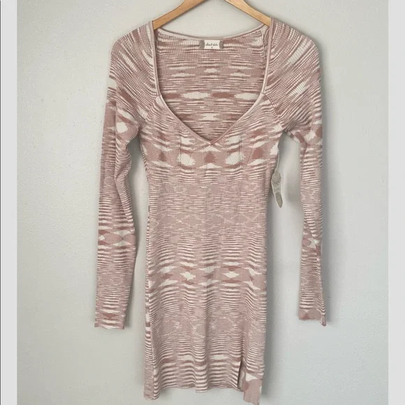 Altar'd State | Dresses | Altard State Fitted Long Sleeve Sweater Dress |  Poshmark